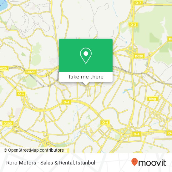 Roro Motors - Sales & Rental map