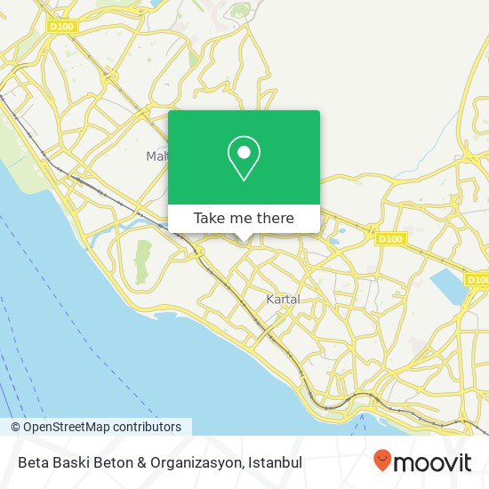 Beta Baski Beton & Organizasyon map