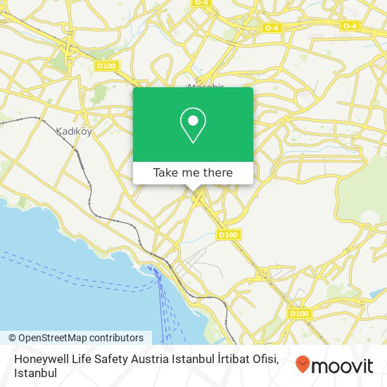Honeywell Life Safety Austria Istanbul İrtibat Ofisi map