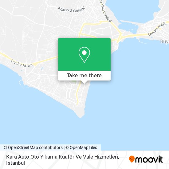 Kara Auto Oto Yıkama Kuaför Ve Vale Hizmetleri map