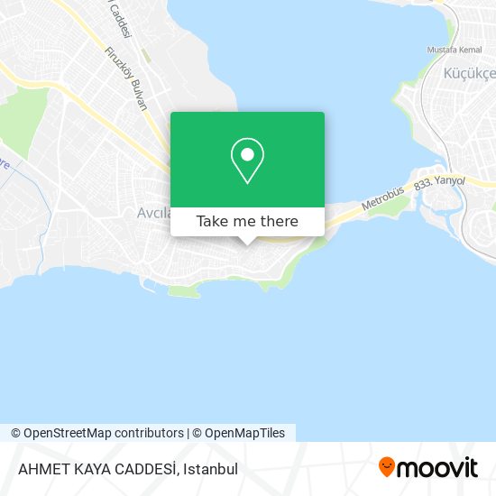 AHMET KAYA CADDESİ map