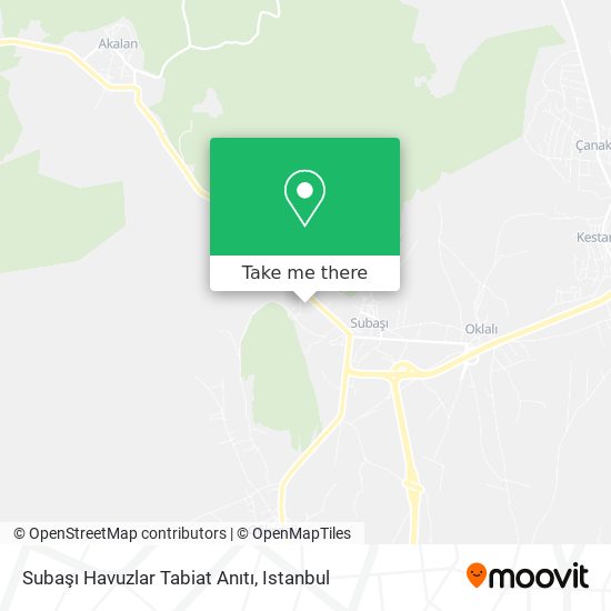 Subaşı Havuzlar Tabiat Anıtı map