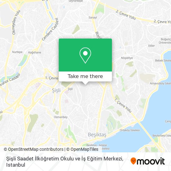 Şişli Saadet İlköğretim Okulu ve İş Eğitim Merkezi map