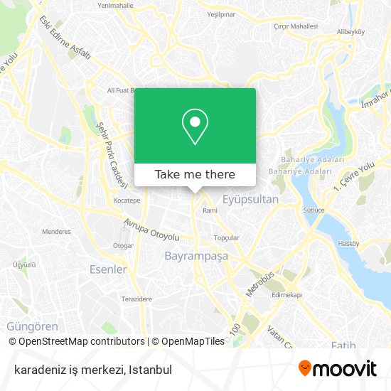 karadeniz iş merkezi map