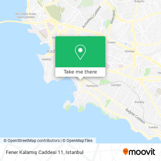 Fener Kalamış Caddesi 11 map