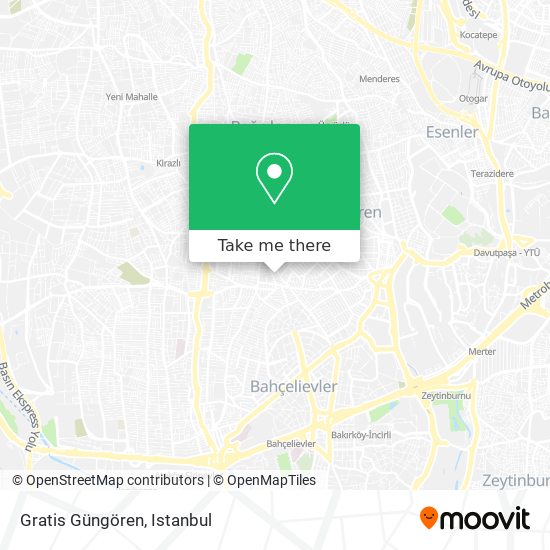Gratis Güngören map