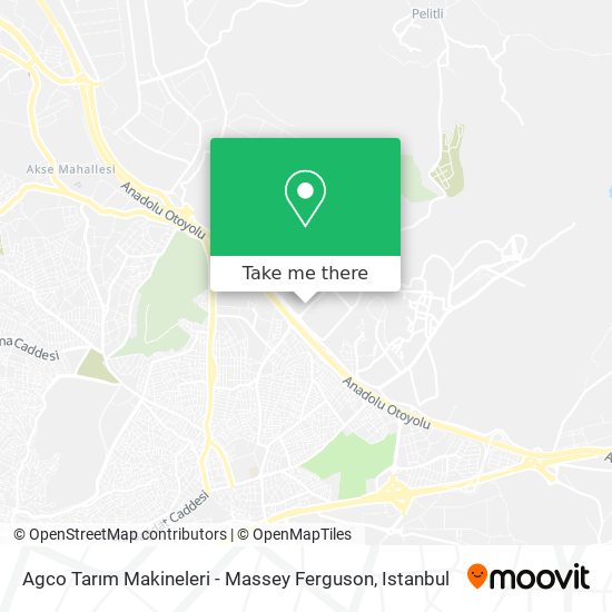 Agco Tarım Makineleri - Massey Ferguson map