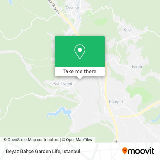 Beyaz Bahçe Garden Life map