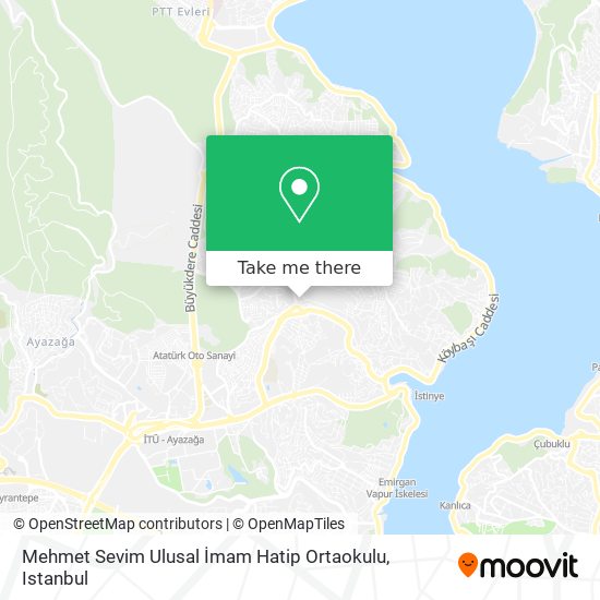 Mehmet Sevim Ulusal İmam Hatip Ortaokulu map