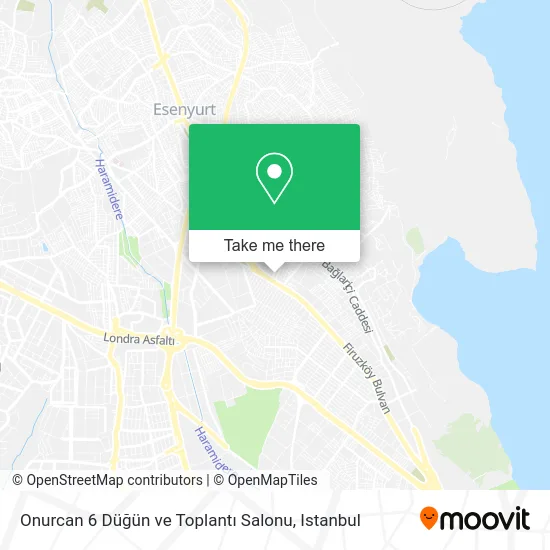 Onurcan 6 Düğün ve Toplantı Salonu map