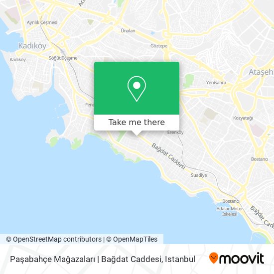 Paşabahçe Mağazaları | Bağdat Caddesi map