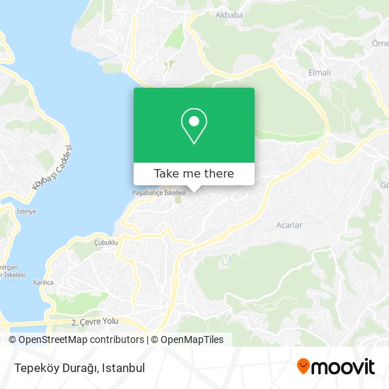 Tepeköy Durağı map