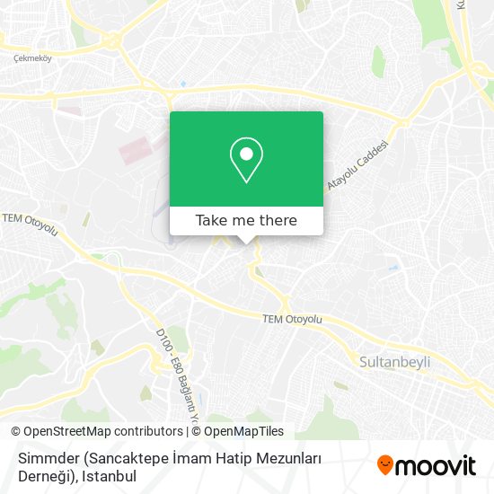 Simmder (Sancaktepe İmam Hatip Mezunları Derneği) map