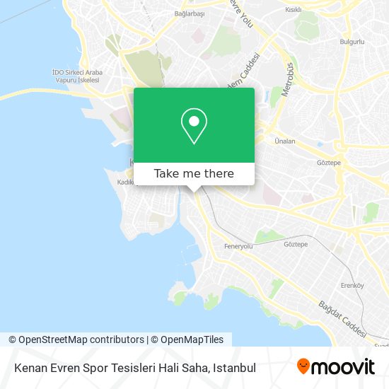 Kenan Evren Spor Tesisleri Hali Saha map