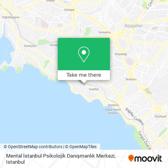 Mental İstanbul Psikolojik Danışmanlık Merkezi map