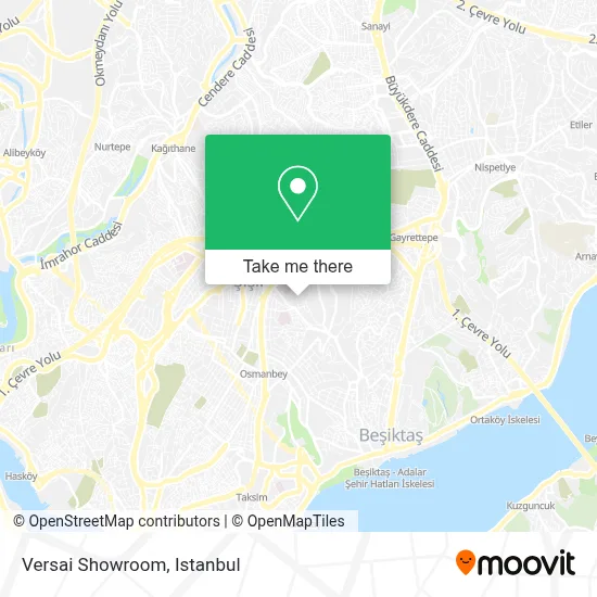 Versai Showroom map
