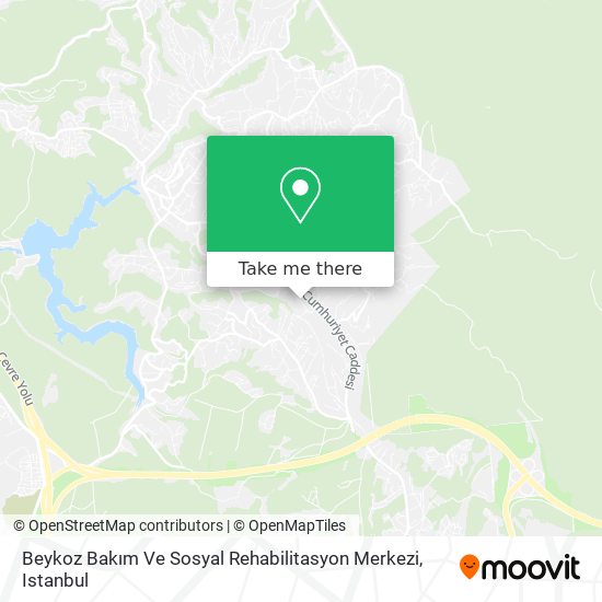 Beykoz Bakım Ve Sosyal Rehabilitasyon Merkezi map