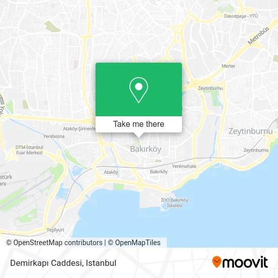 Demirkapı Caddesi map