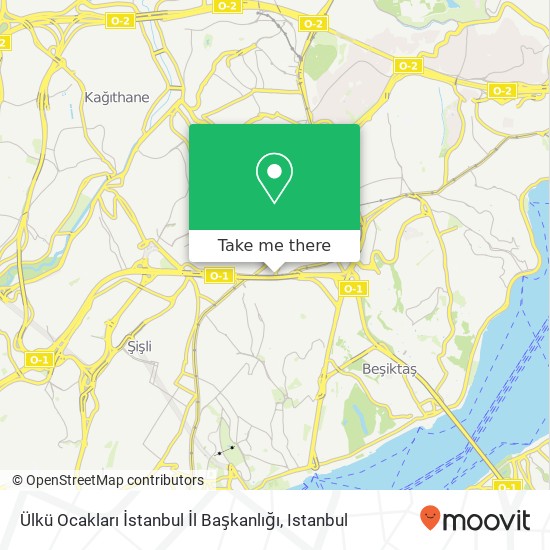 Ülkü Ocakları İstanbul İl Başkanlığı map