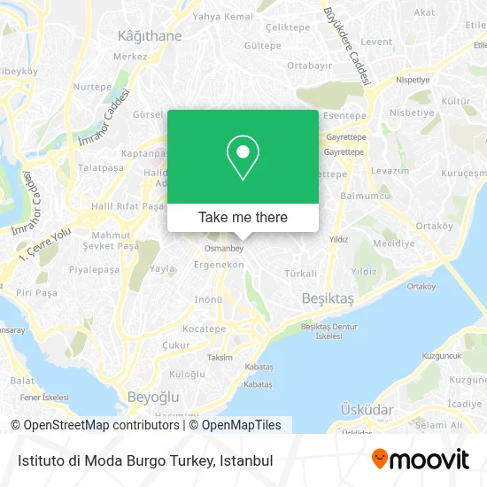 Istituto di Moda Burgo Turkey map