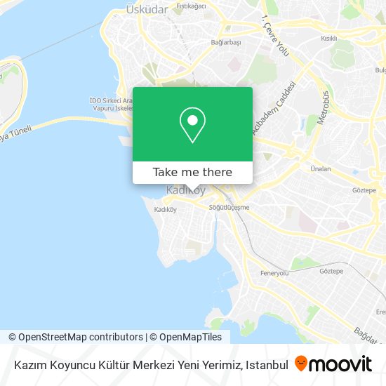 Kazım Koyuncu Kültür Merkezi Yeni Yerimiz map