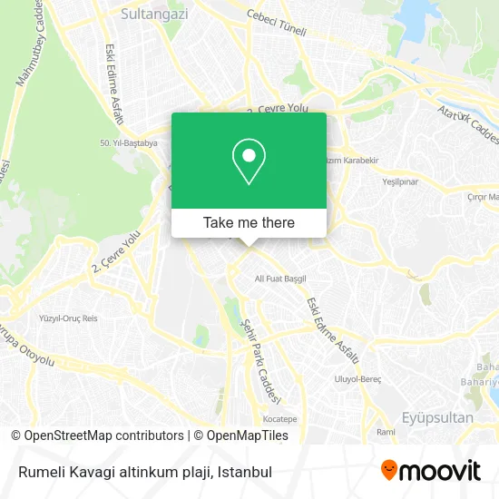 Rumeli Kavagi altinkum plaji map