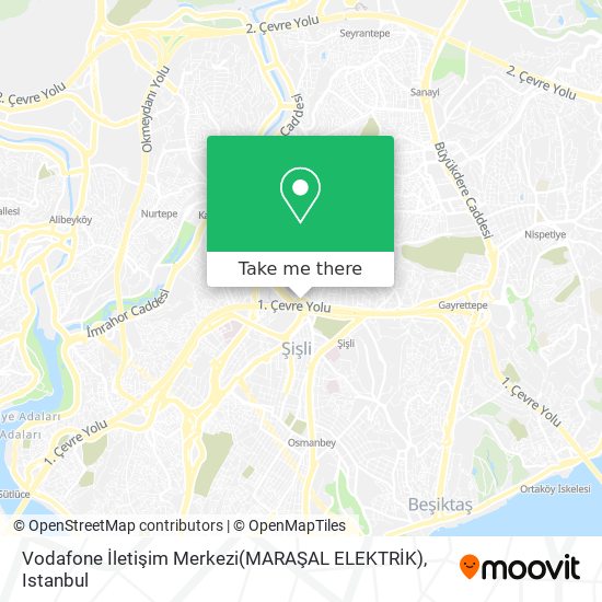 Vodafone İletişim Merkezi(MARAŞAL ELEKTRİK) map