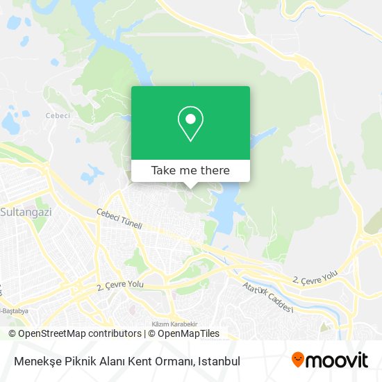 Menekşe Piknik Alanı Kent Ormanı map