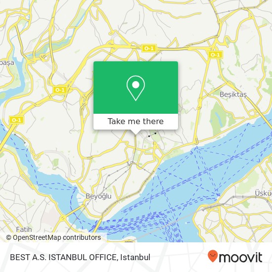 BEST A.S. ISTANBUL OFFICE map