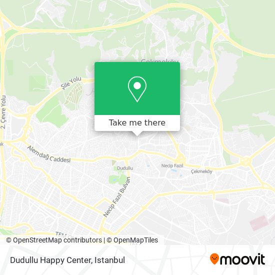 Dudullu Happy Center map