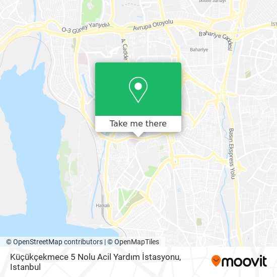 Küçükçekmece 5 Nolu Acil Yardım İstasyonu map