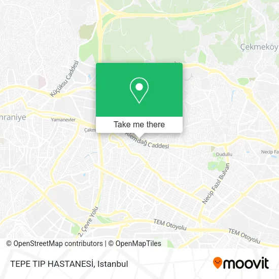 TEPE TIP HASTANESİ map