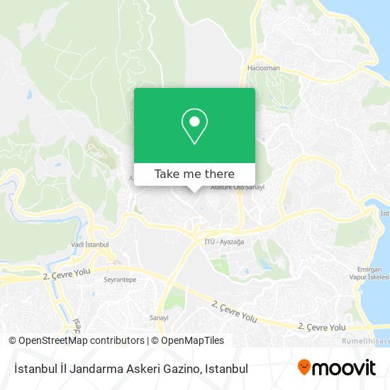 İstanbul İl Jandarma Askeri Gazino map