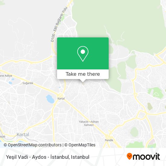 Yeşil Vadi - Aydos - İstanbul map