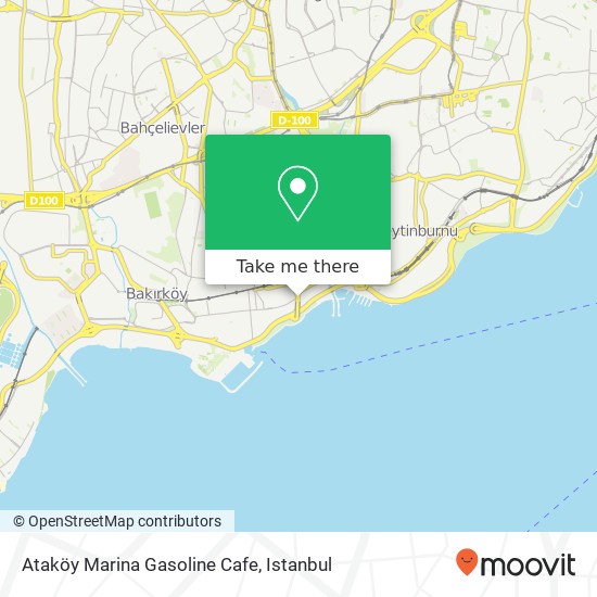 Ataköy Marina Gasoline Cafe map