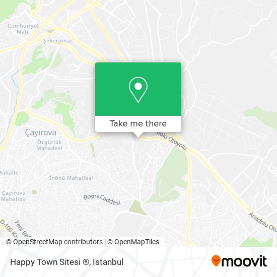 Happy Town Sitesi ® map