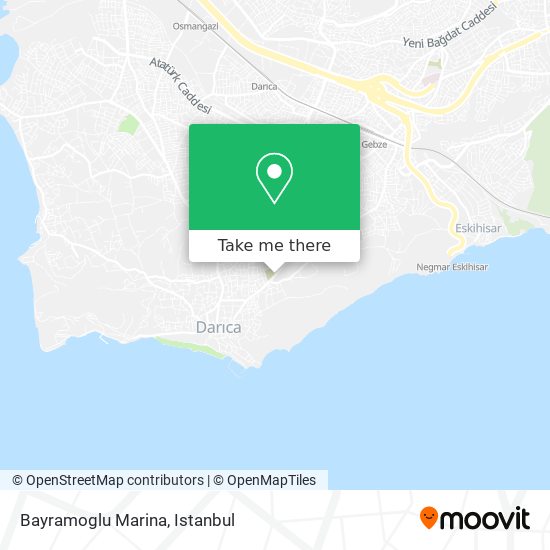 Bayramoglu Marina map