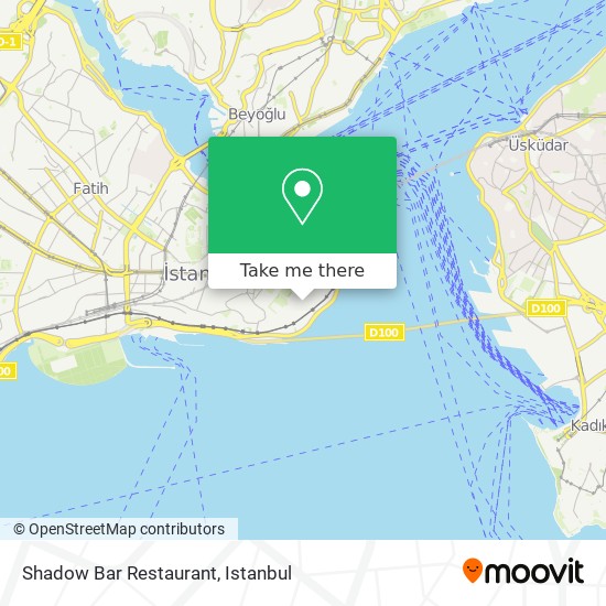 Shadow Bar Restaurant map