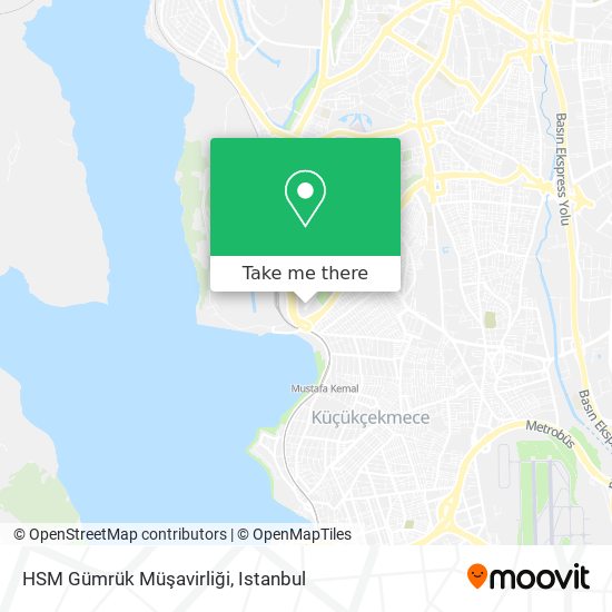 HSM Gümrük Müşavirliği map