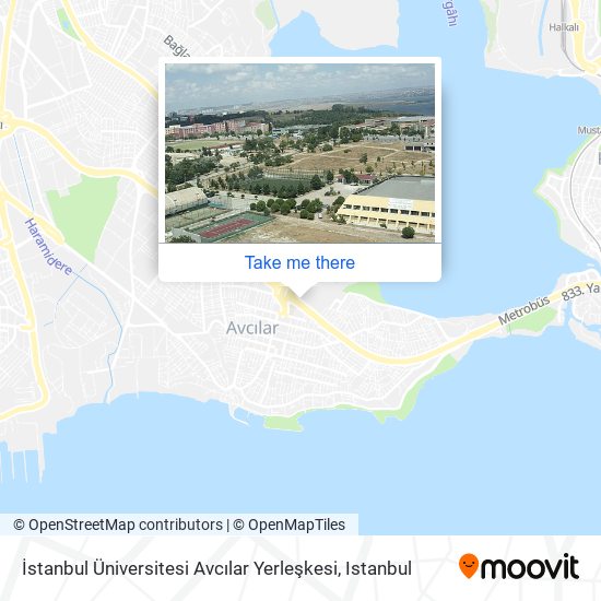 İstanbul Üniversitesi Avcılar Yerleşkesi map