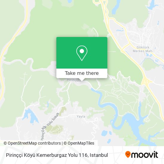 Pirinççi Köyü Kemerburgaz Yolu 116 map