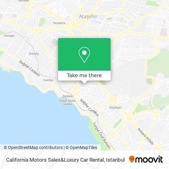 California Motors Sales&Luxury Car Rental map