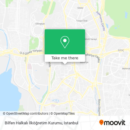 Bilfen Halkalı İlköğretim Kurumu map