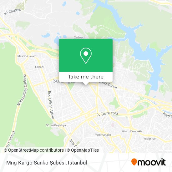 Mng Kargo Sanko Şubesi map