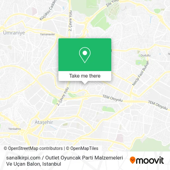 sanalkirpi.com / Outlet Oyuncak Parti Malzemeleri Ve Uçan Balon map
