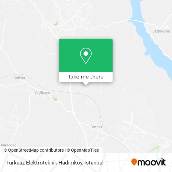 how to get to turkuaz elektroteknik hadimkoy in arnavutkoy by bus or cable car