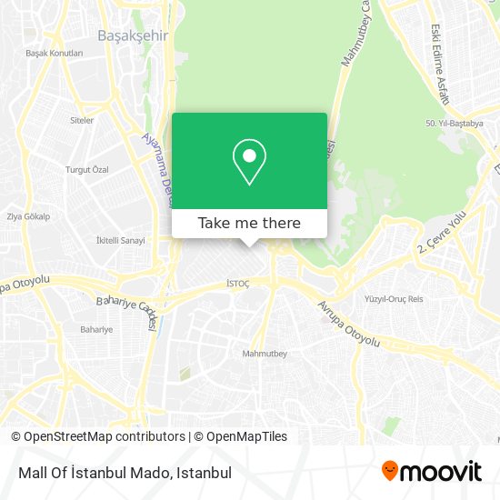 Mall Of İstanbul Mado map