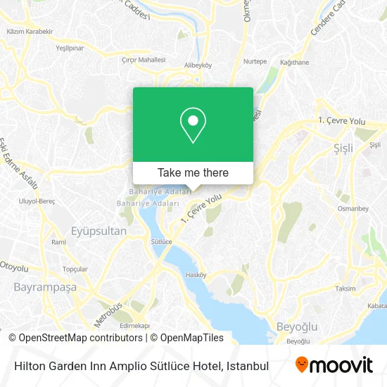Hilton Garden Inn Amplio Sütlüce Hotel map