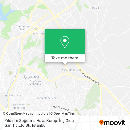 Yıldırım Soğutma Hava Komp. İnş.Gıda San.Tic.Ltd.Şti map