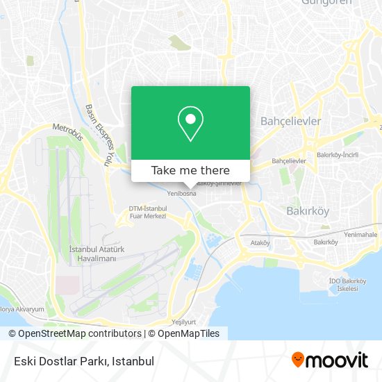 Eski Dostlar Parkı map